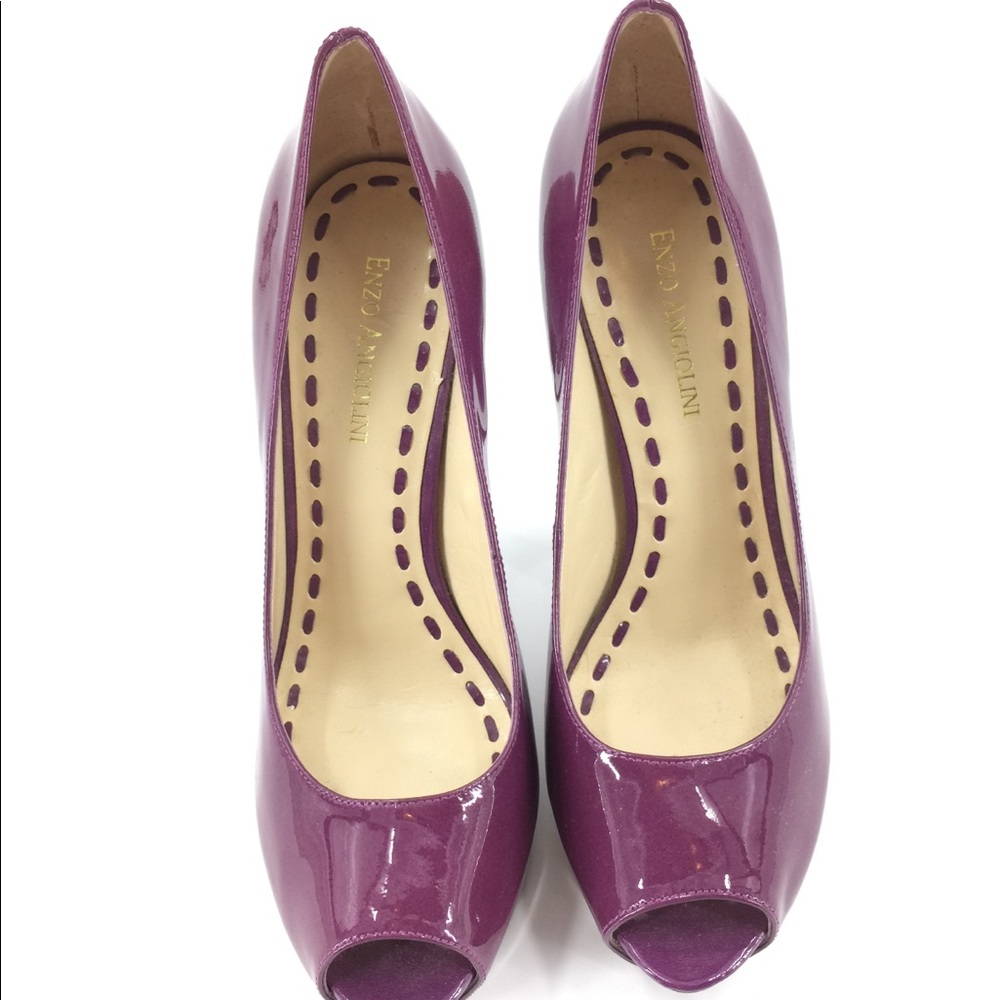 beautiful never warn purple pumps